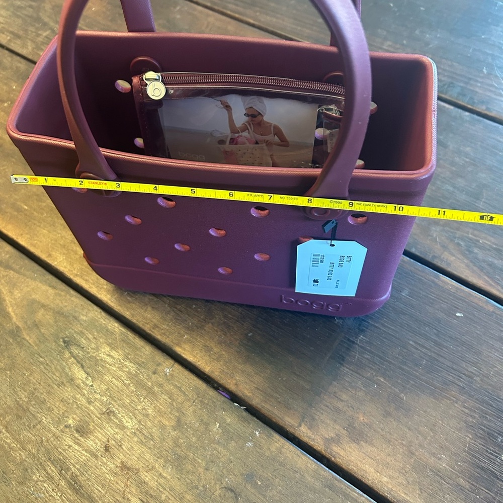 Bitty Bogg Tote Bag - Mulled Wine - NWT - Picture 6 of 7
